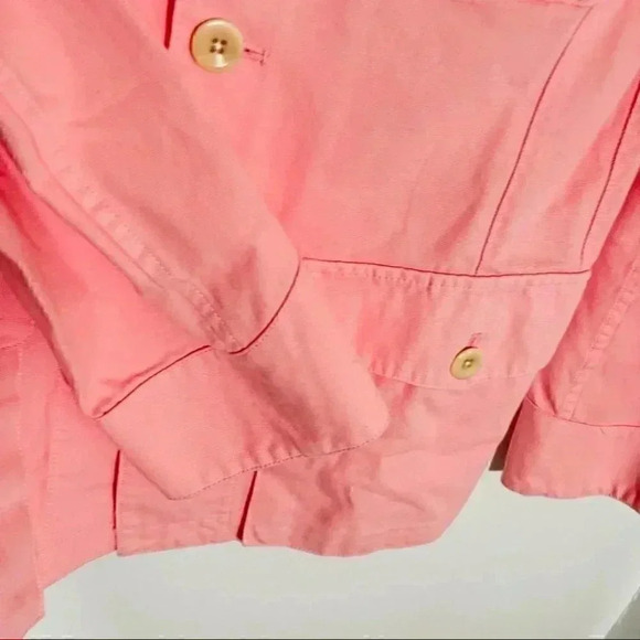 Alex Mill Officer Cotton Jacket in Pastel Pink Small - Picture 7 of 8